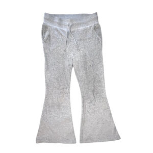 Aerie Flare Leg Grey Sweatpants Tie Waist Size Medium